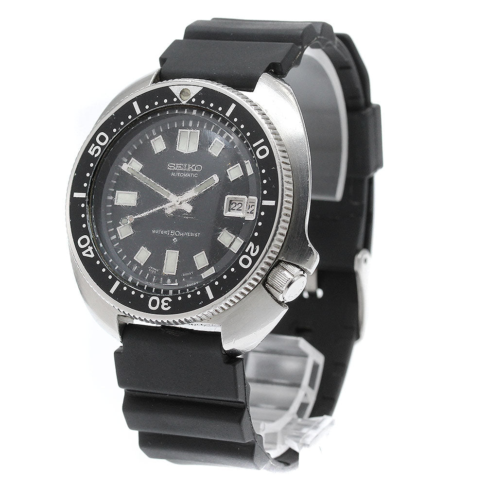 SEIKO Second diver 6105-8110 Date black Dial Automatic Men's Watch_956925