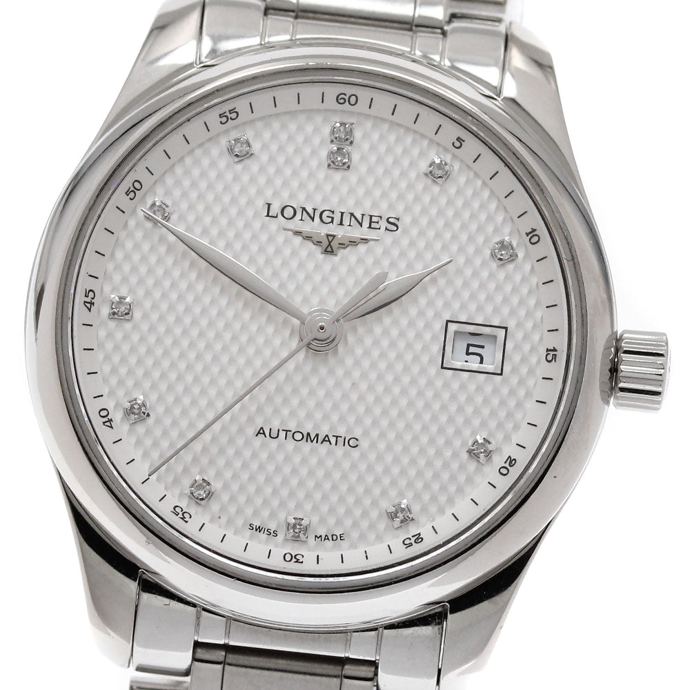 LONGINES Master collection L2.257.4 12P diamond Automatic Ladies Watch_956944