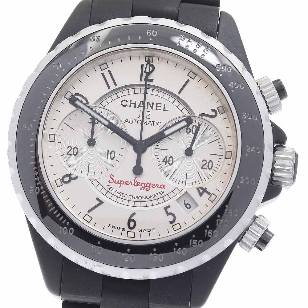 CHANEL J12 Super Reggera H2039 Chronograph Date Automatic Men's Watch_956947