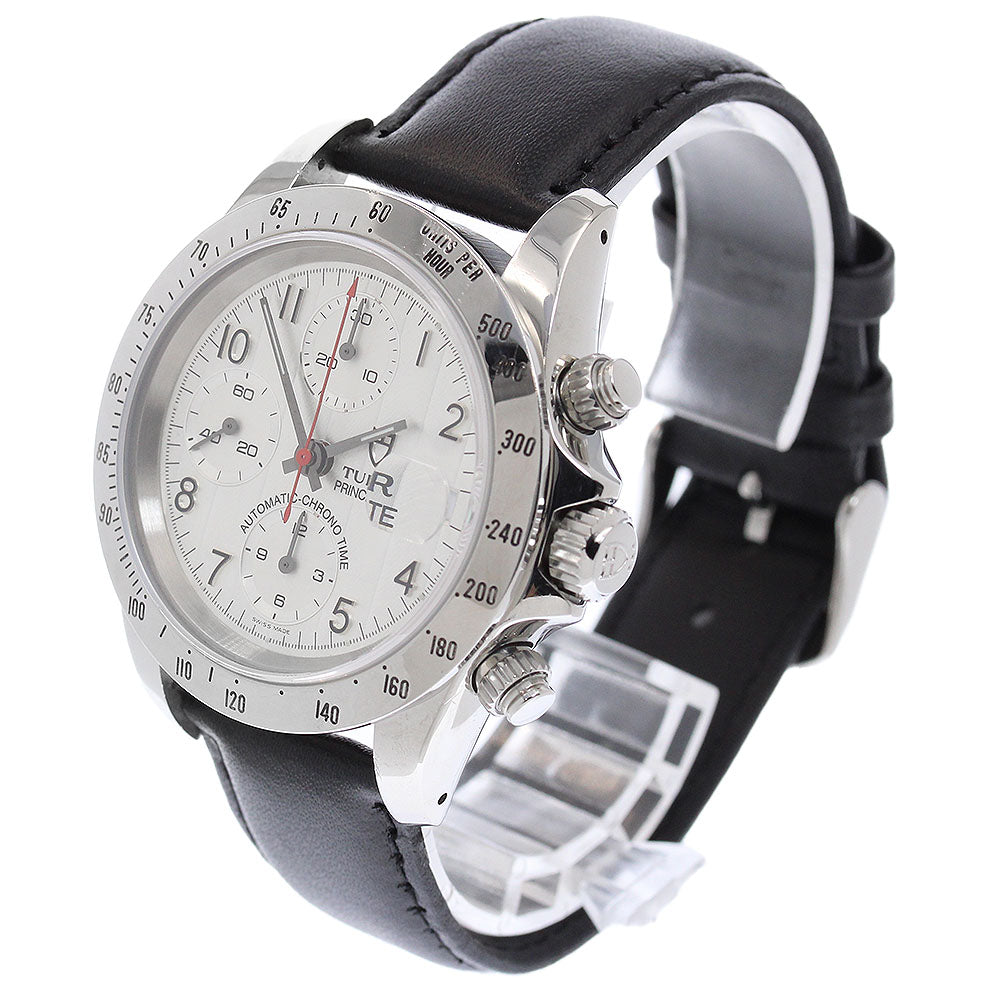 TUDOR Prince Date Chrono Time 79280P Silver Dial Automatic Men's Watch_956964
