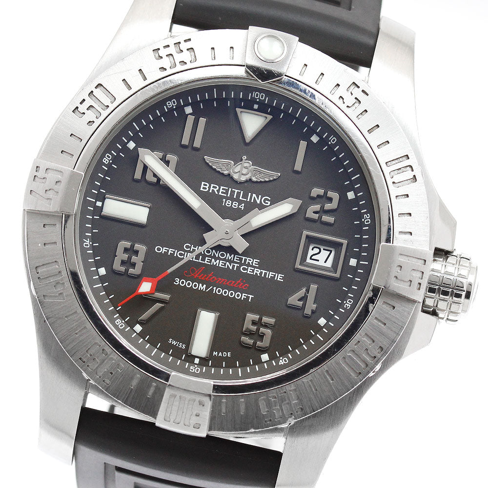 BREITLING Avenger II Seawolf A17331 Date gray Dial Automatic Men's Watch_956968