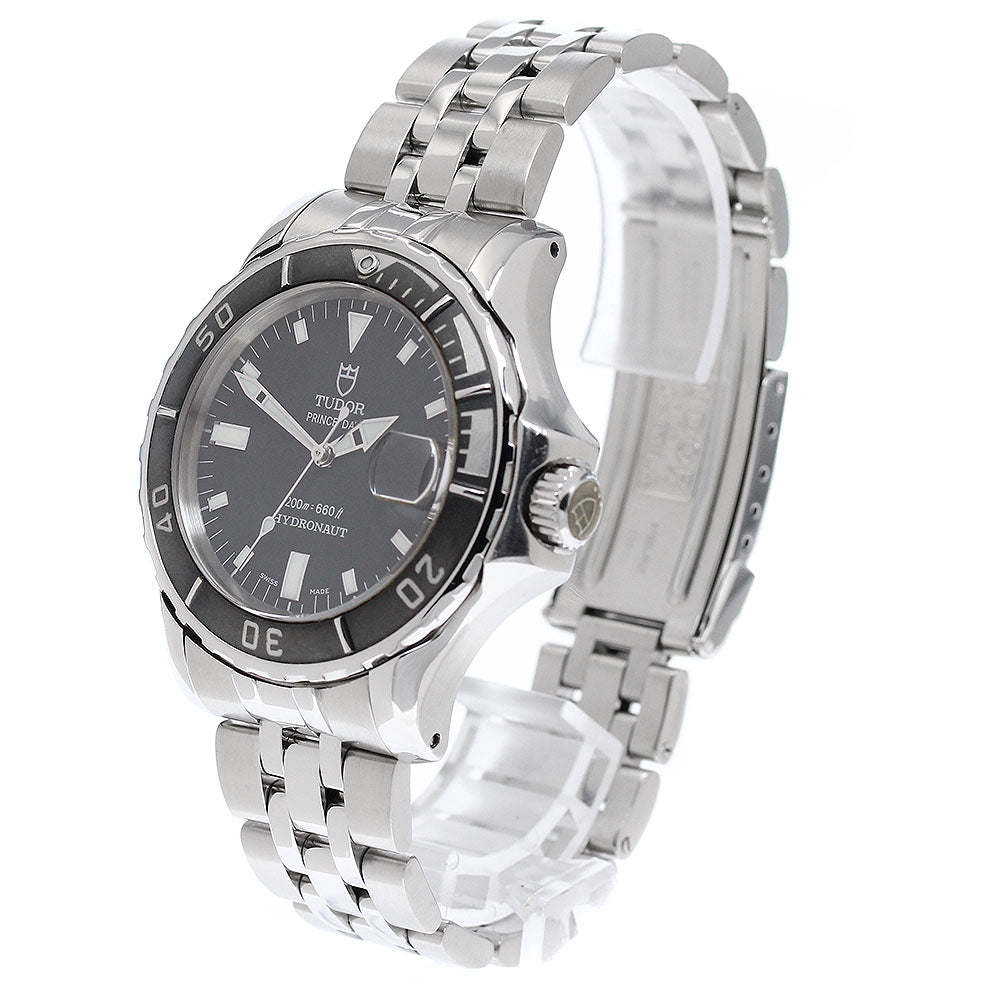TUDOR Prince Date Hydronaut 89190P Date black Dial Automatic Men's Watch_956974
