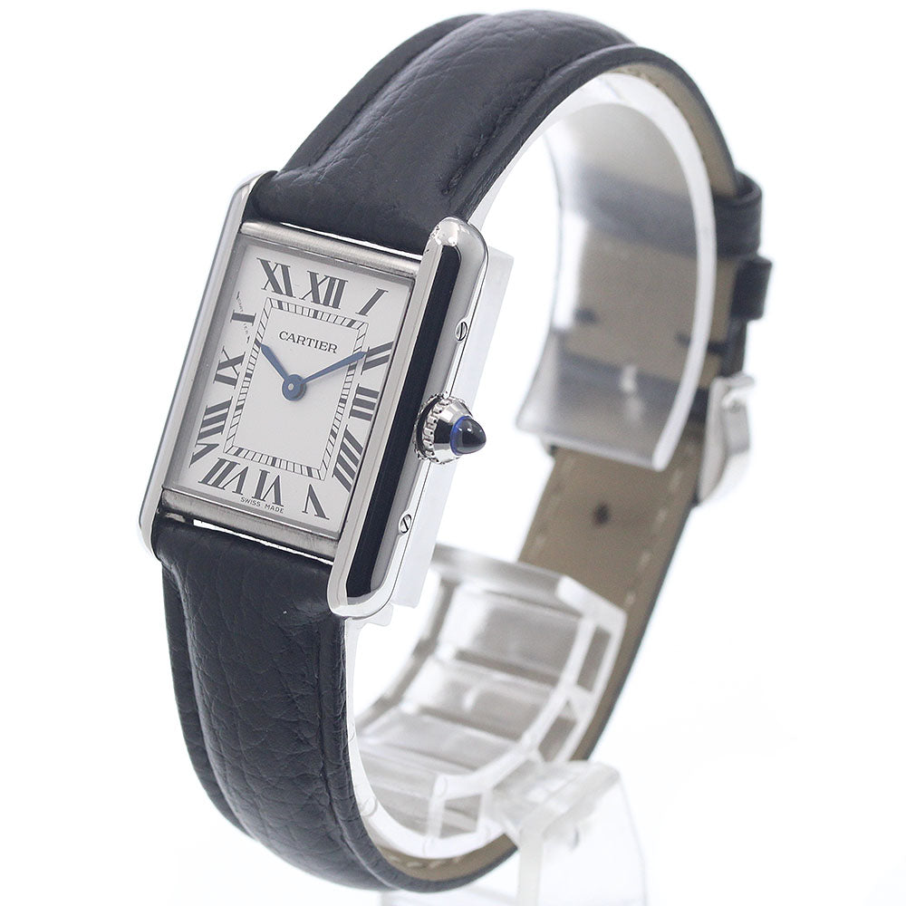CARTIER Tank Must SM WSTA0042 Silver Dial Quartz Ladies Watch_956989