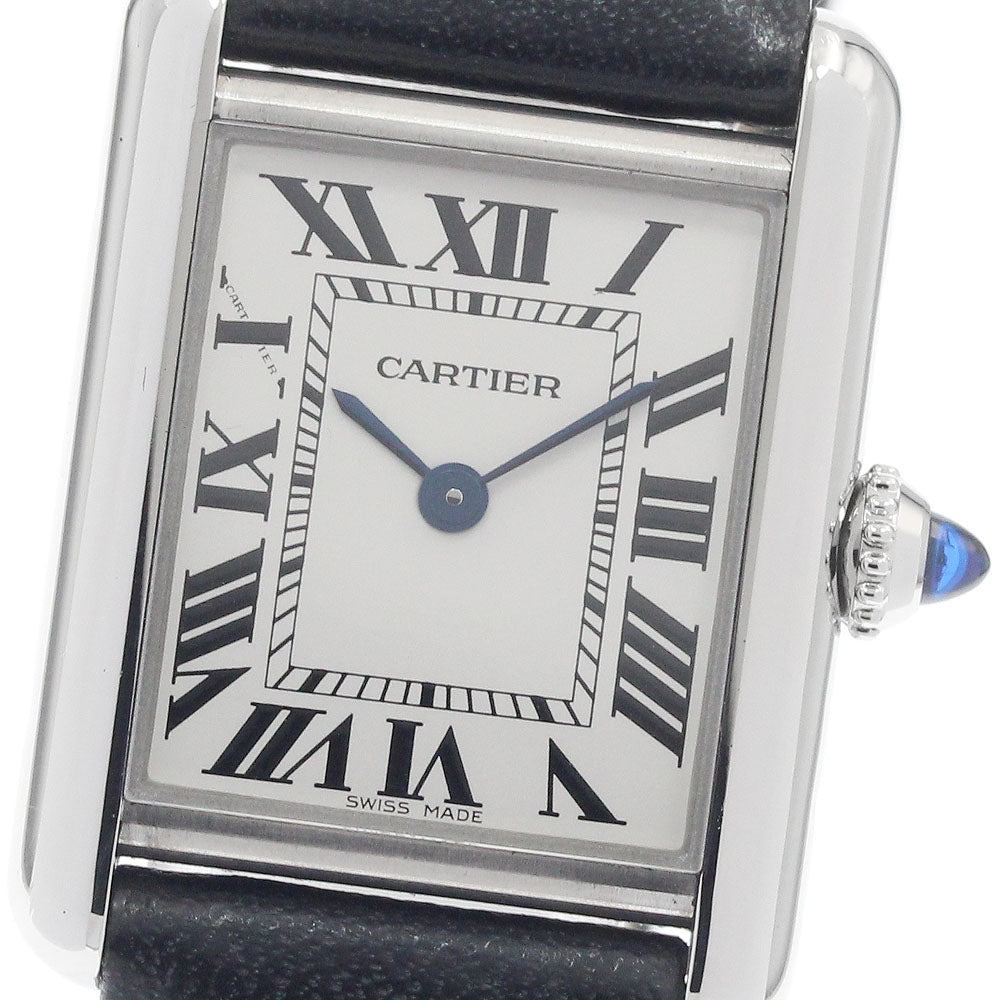 CARTIER Tank Must SM WSTA0042 Silver Dial Quartz Ladies Watch_957014