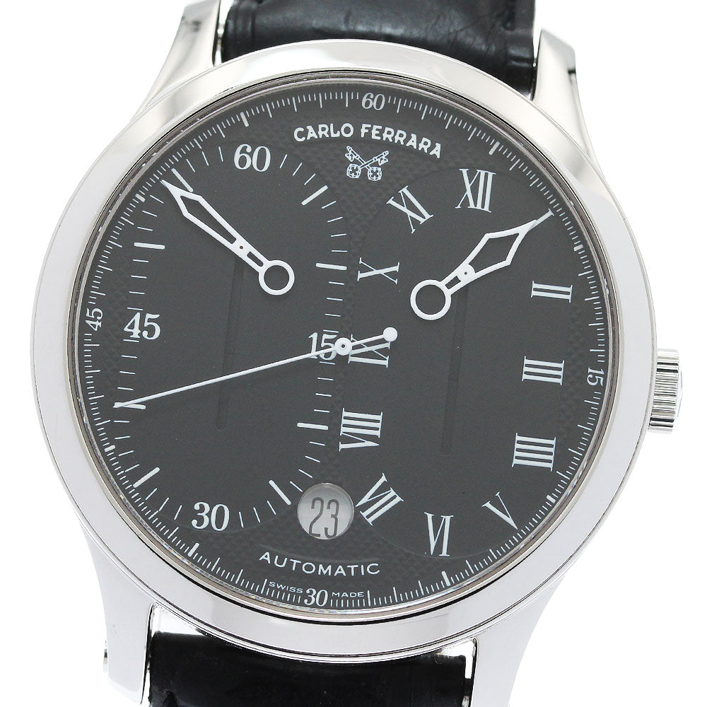 CARLO FERRARA Regulator Classic CF1997 Date black Dial Automatic Men's Watch_957031