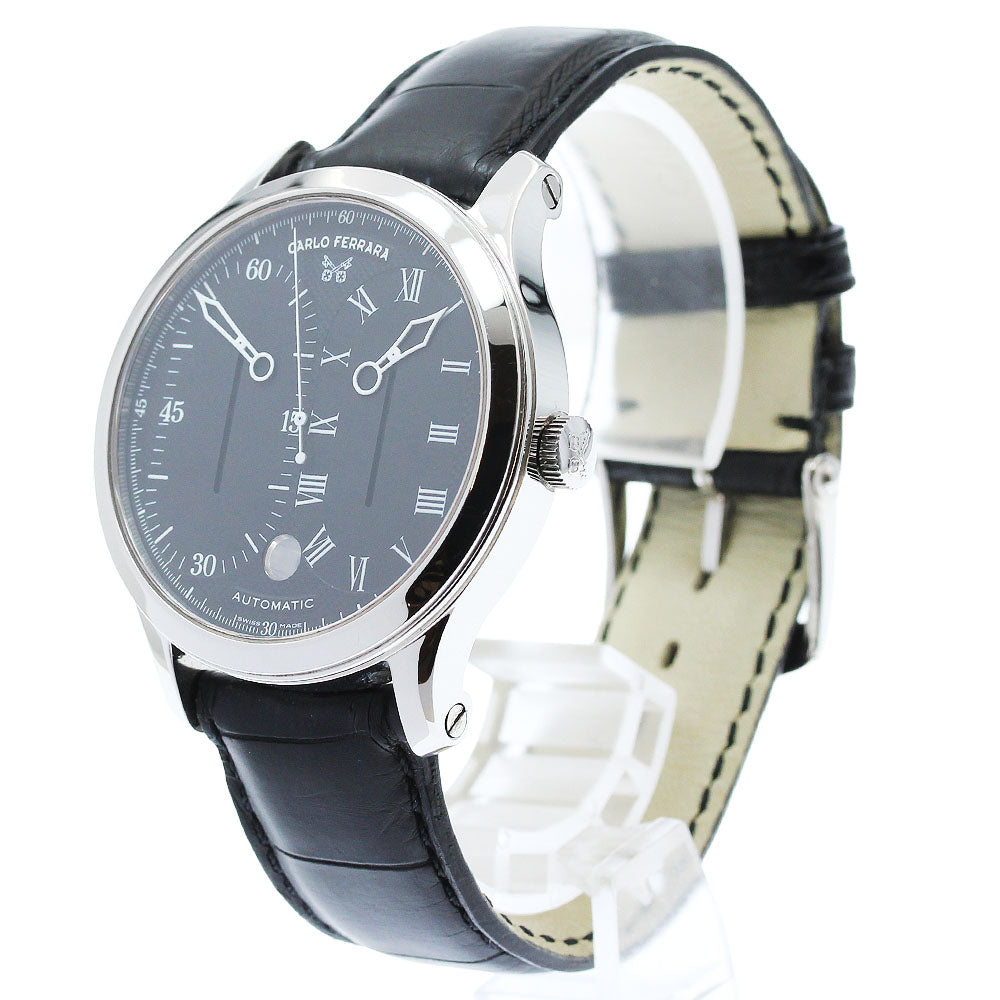 CARLO FERRARA Regulator Classic CF1997 Date black Dial Automatic Men's Watch_957031