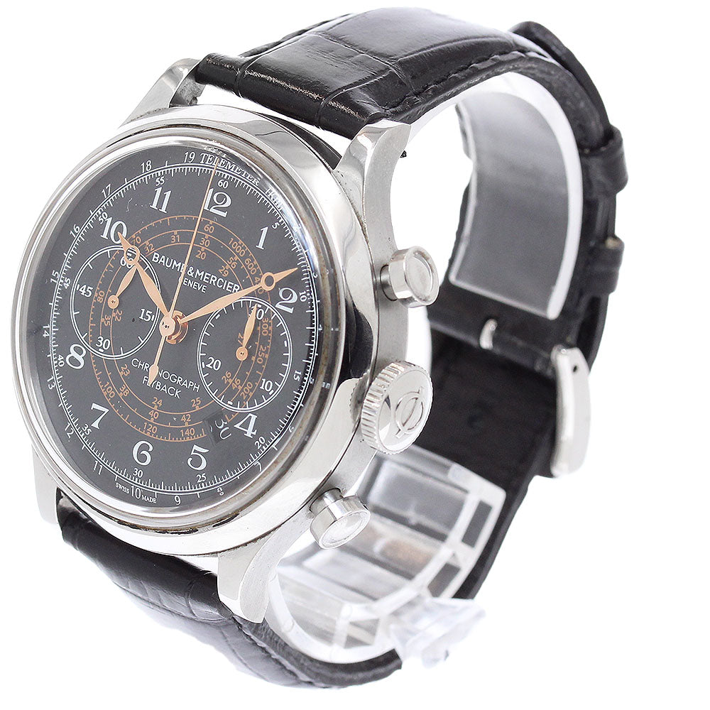 Baume & Mercier Cape Land 65689 Flyback chronograph black Dial Automatic Men's Watch_957076