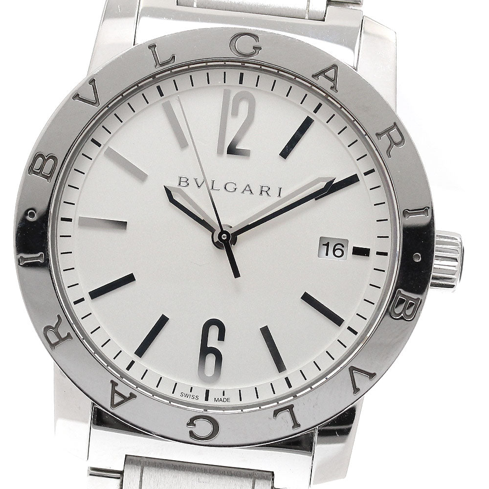 BVLGARI BVLGARIBVLGARI BB39S Silver Dial Automatic Men's Watch_957093
