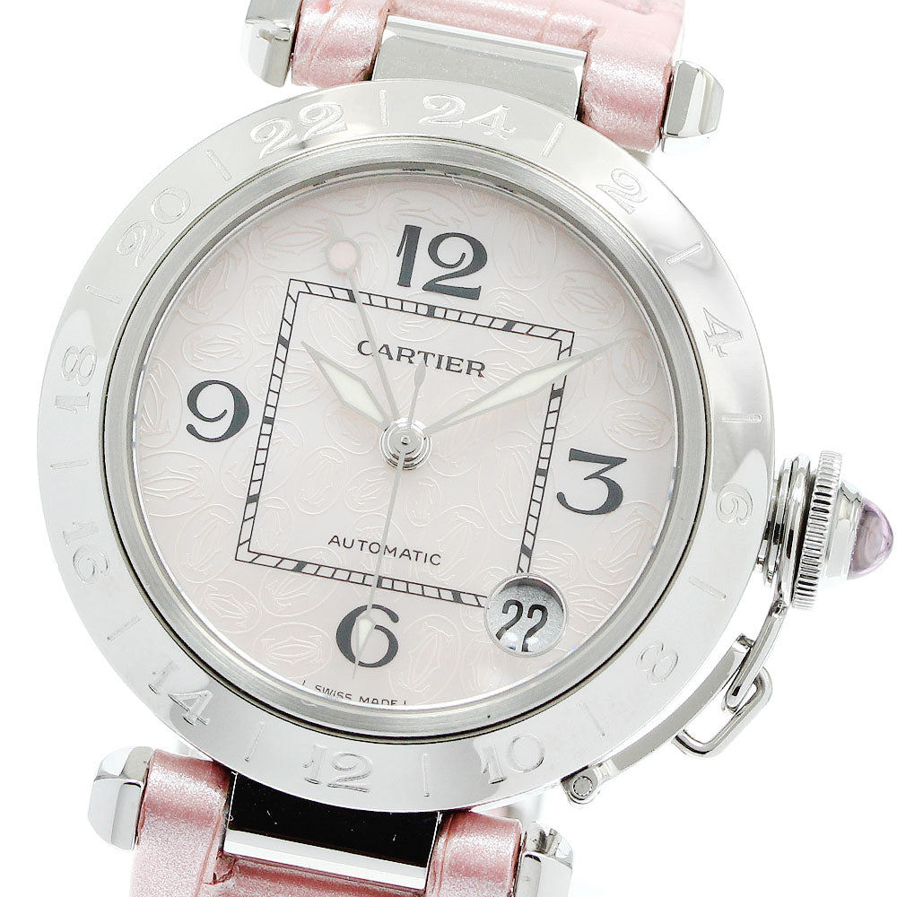 CARTIER Pasha C Meridian W3107099 Christmas Limited GMT Pink shell Dial Automatic Ladies Watch_957132