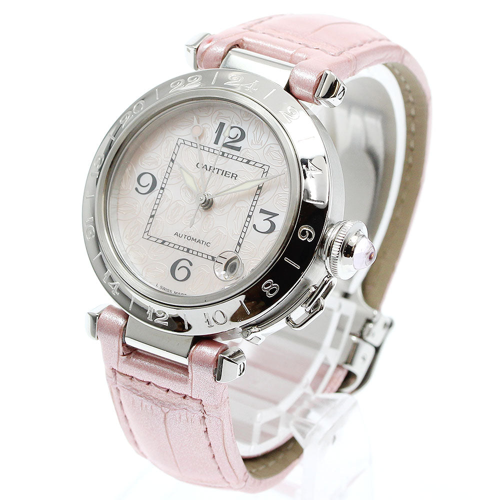 CARTIER Pasha C Meridian W3107099 Christmas Limited GMT Pink shell Dial Automatic Ladies Watch_957132