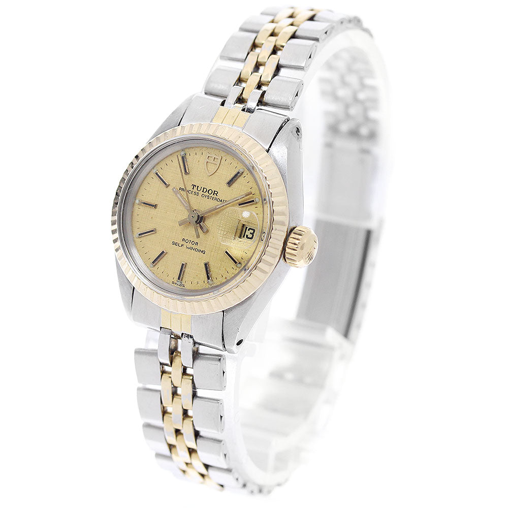 TUDOR Princess Oyster Date 92413 YG bezel gold Dial Automatic Ladies_957151