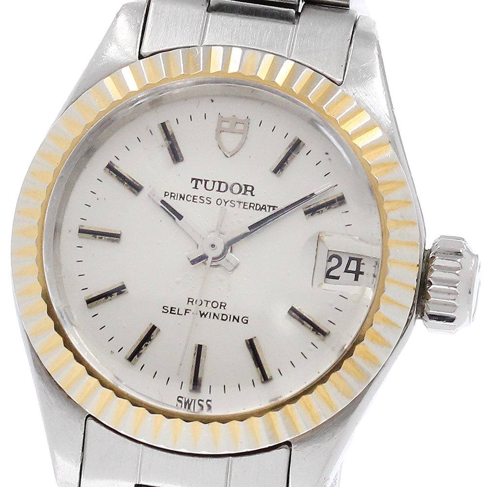 TUDOR Princess Oyster Date 7592/4 Silver Dial Automatic Ladies Watch_957154