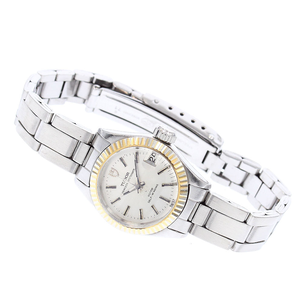 TUDOR Princess Oyster Date 7592/4 Silver Dial Automatic Ladies Watch_957154