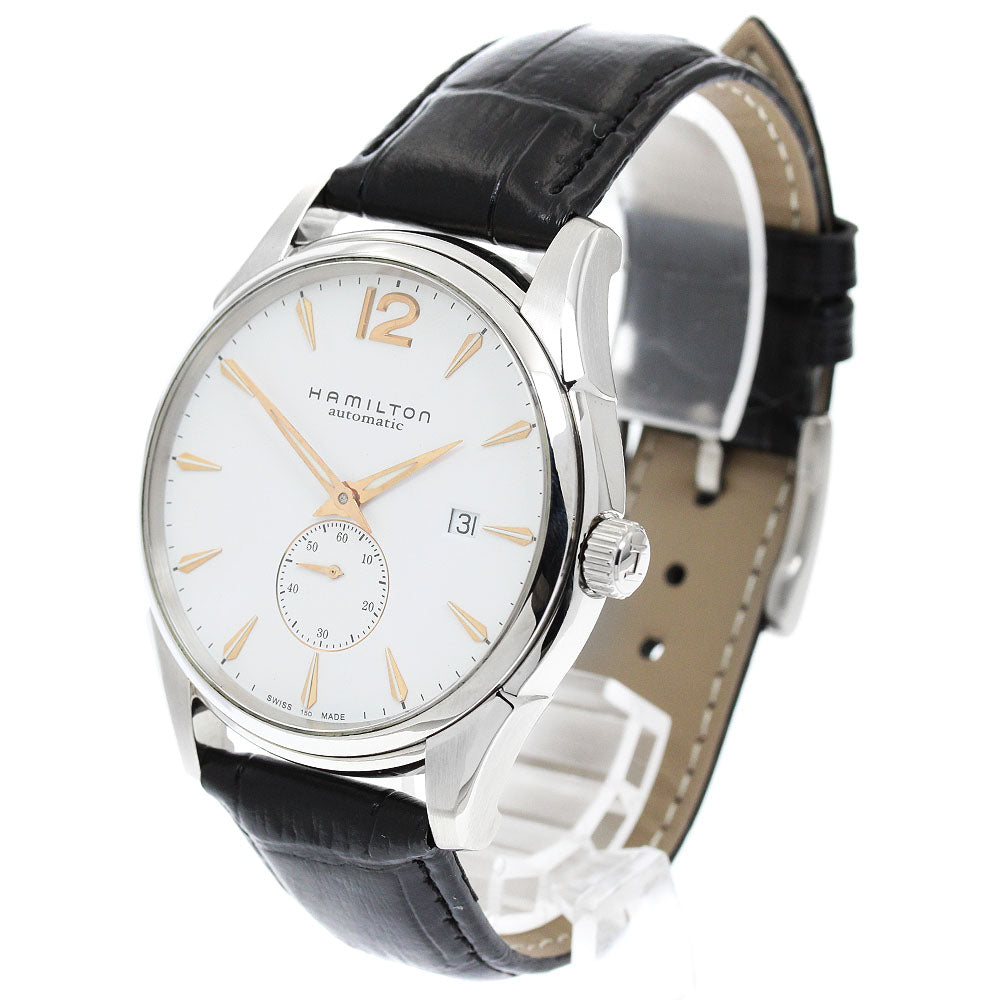 HAMILTON Jazz master H386550 Date Small Second white Dial Automatic Men's Watch_957156