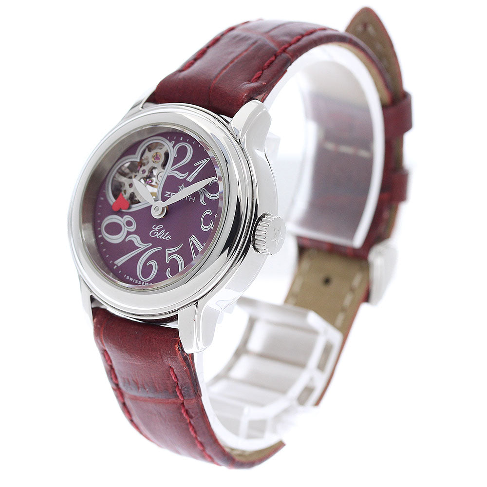 ZENITH Baby Star Open 03.1220.67/68 purple Dial Automatic Ladies Watch_957160
