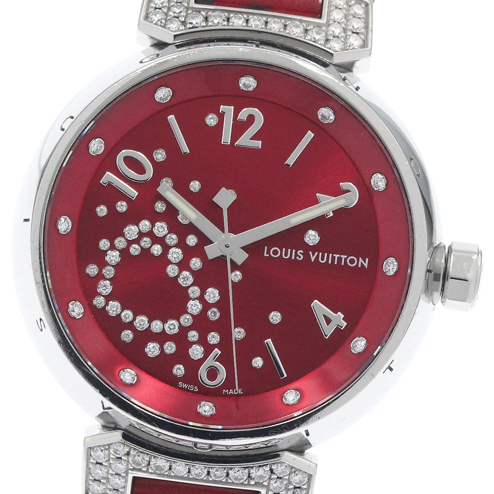 LOUIS VUITTON Tambour Fiji Heart Diamond Heart Q131Z Quartz Ladies Watch_957163