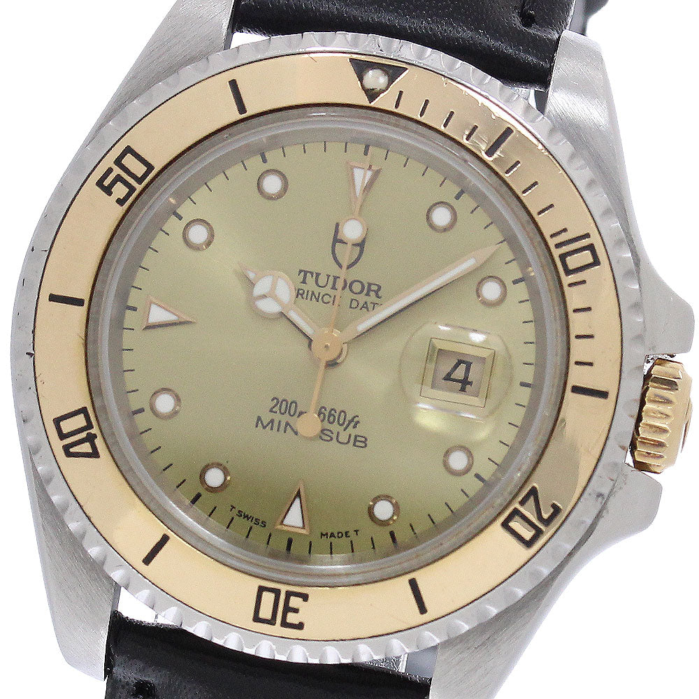 TUDOR Prince Date Mini Sub 73193 Cal.2671 gold Dial Automatic Boy's Watch_957166