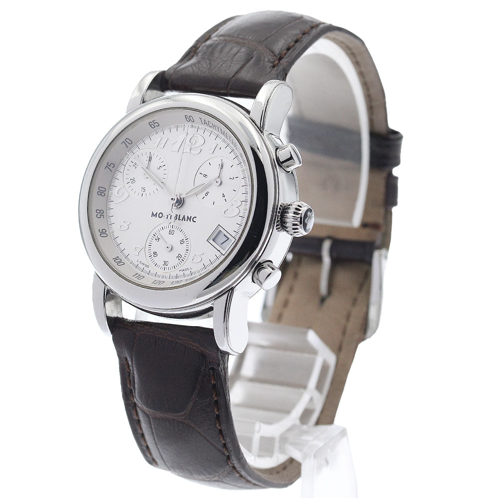 MONTBLANC Meisterstic 7039 Chronograph Silver Dial Quartz Ladies Watch_957167