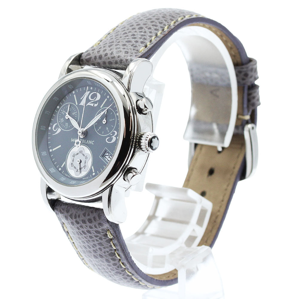 MONTBLANC Meisterstic 7039 Chronograph gray Dial Quartz Ladies Watch_957168