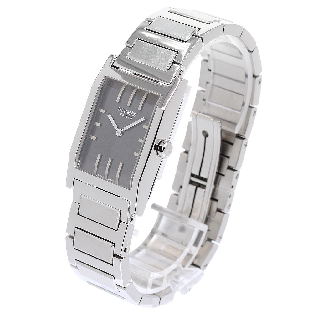 HERMES tandem TA1.710 gray Dial Quartz Men's Watch_957184