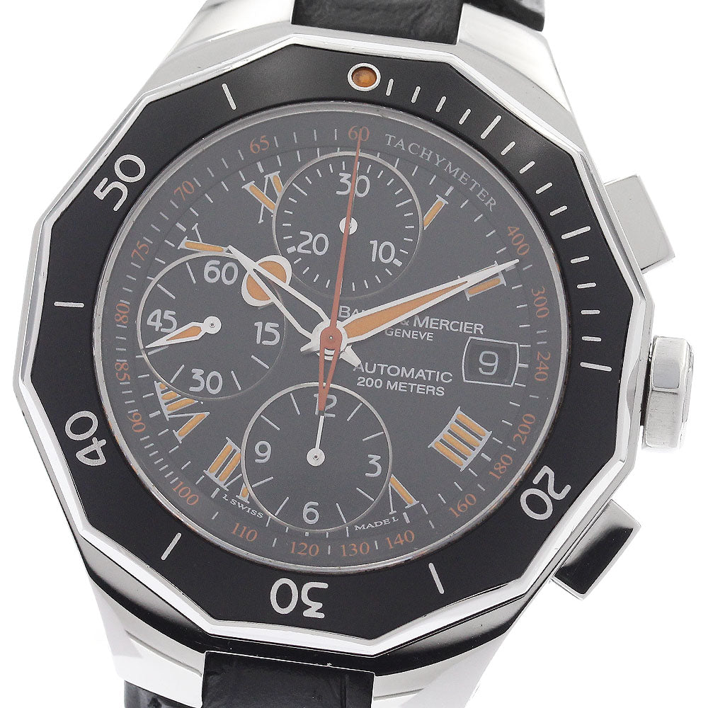 Baume & Mercier Riviera 65638 Chronograph black Dial Automatic Men's Watch_957206