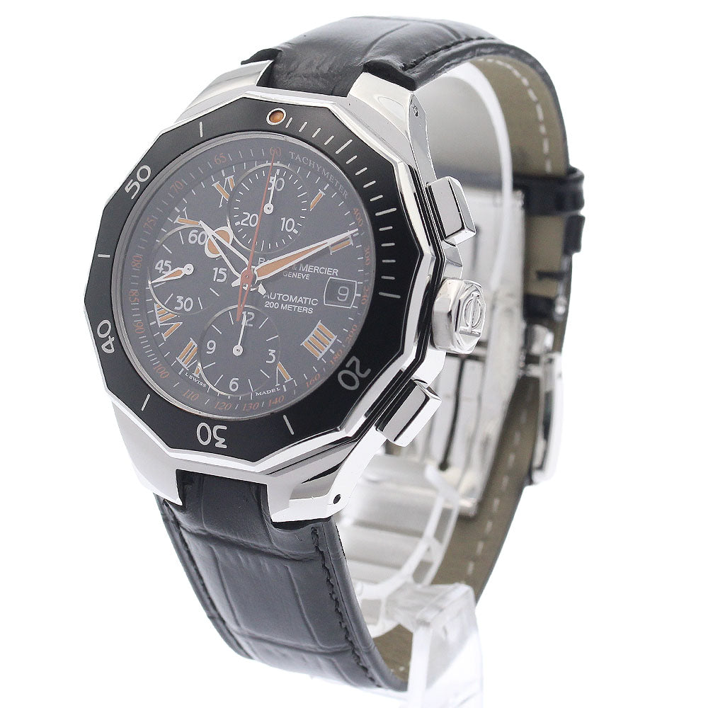 Baume & Mercier Riviera 65638 Chronograph black Dial Automatic Men's Watch_957206