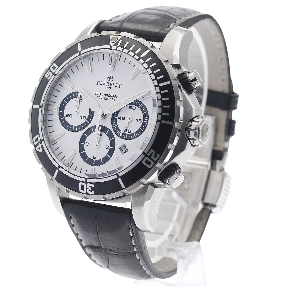 PERRELET Seacraft A1054 Chronograph Date white Dial Automatic Men's Watch_957218