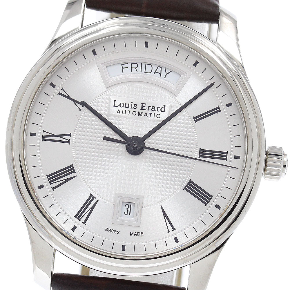 Louis Erard Heritage Day-Date 67258AA21 Silver Dial Automatic Men's Watch_957250