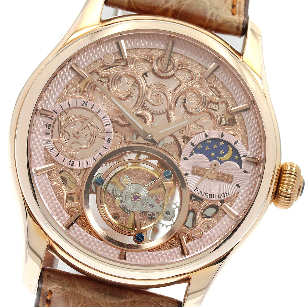 MEMORIGIN Auspicious Plus 4894379060415 Tourbillon skeleton Dial Hand Winding Men's Watch_957260