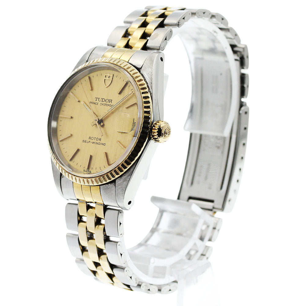 TUDOR Prince Oyster Date 72033 Gold Dial Automatic Boy's Watch_957263