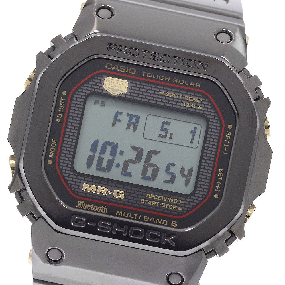 CASIO G-SHOCK MR-G MRG-B5000B-1JR Solar Powered Radio Men's Watch_957284