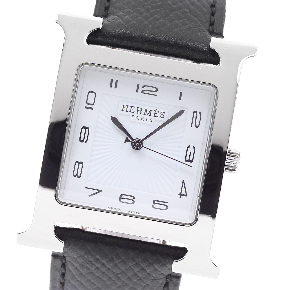 HERMES H watch HH1.810 White Dial Quartz Men's Watch_957291
