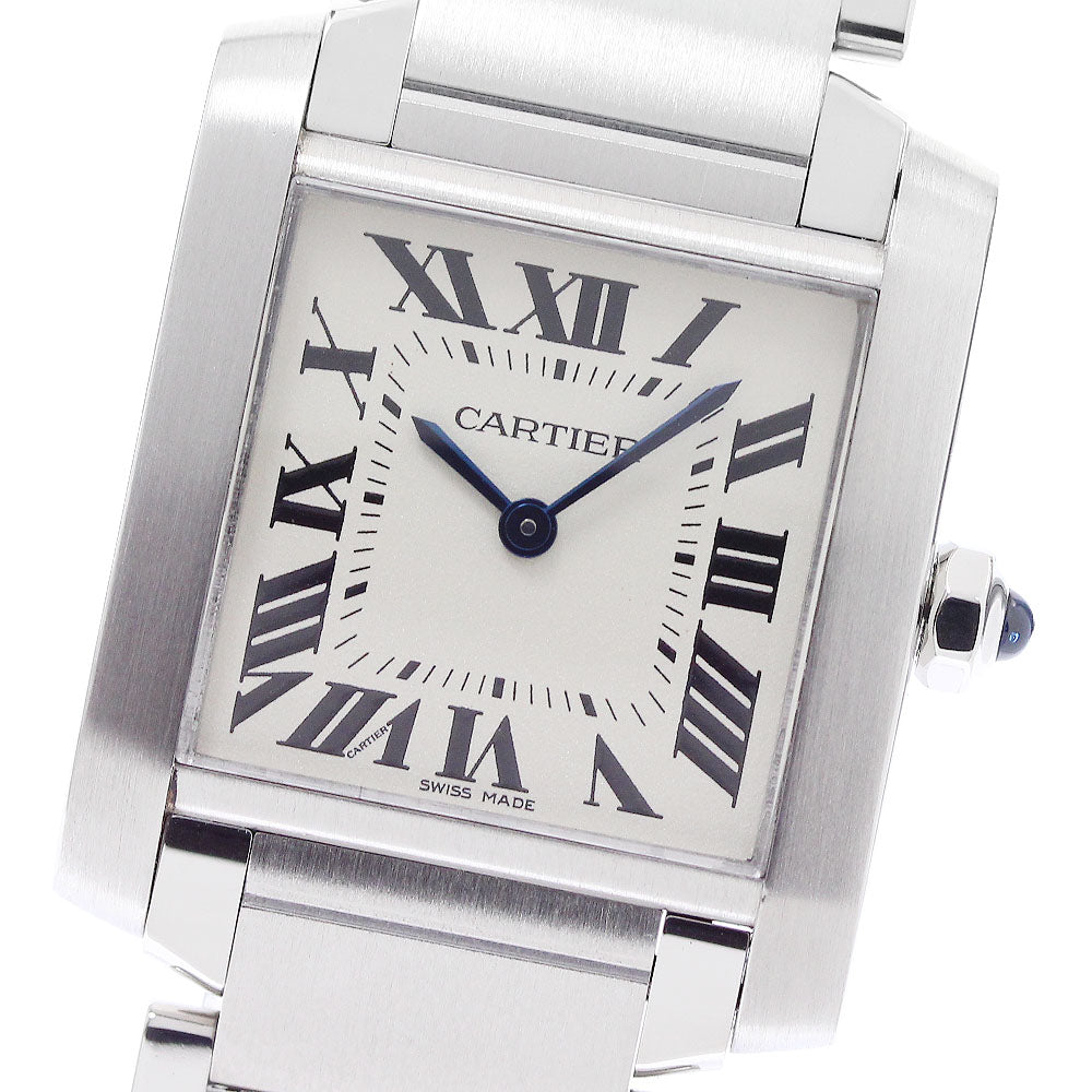 CARTIER Tank Francaise MM WSTA0005 beige Dial Quartz Boy's Watch_957301