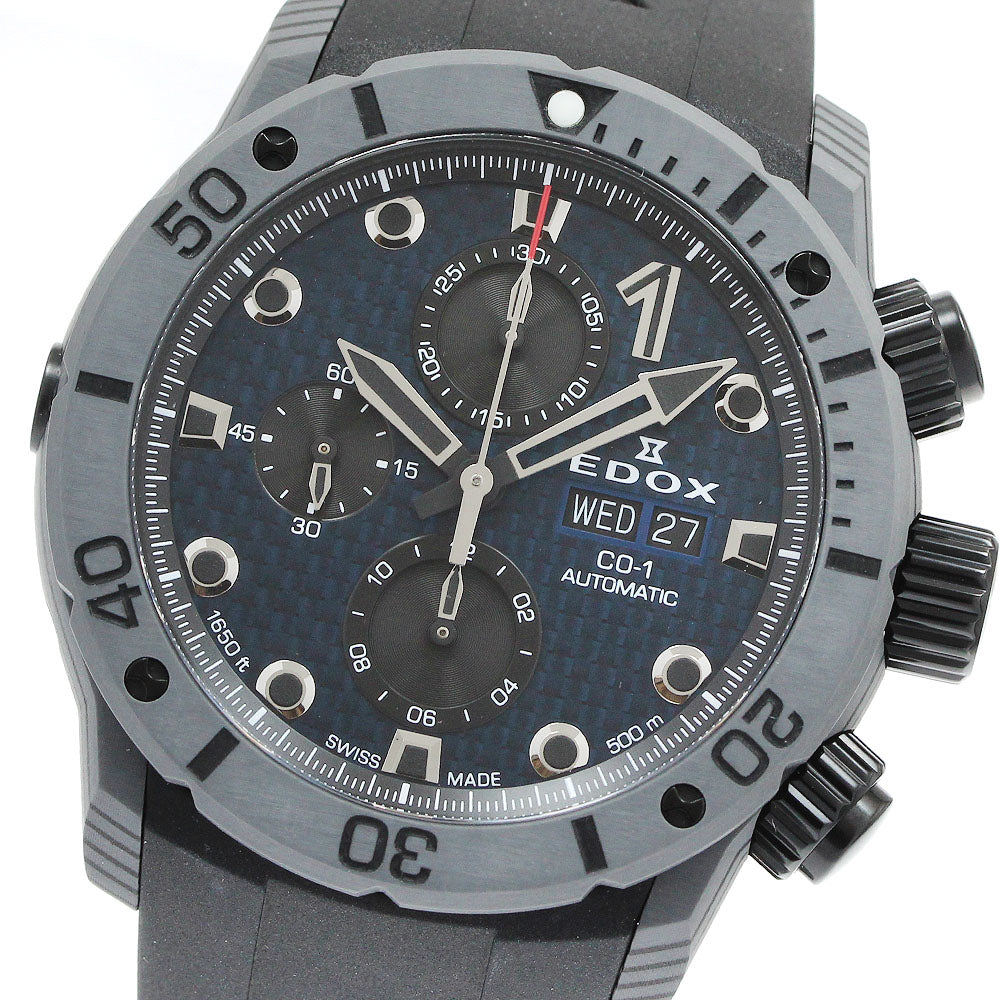 EDOX Chrono Offshore 1 Carbon 01125-CLNGN-BUNN Chronograph Automatic_957463