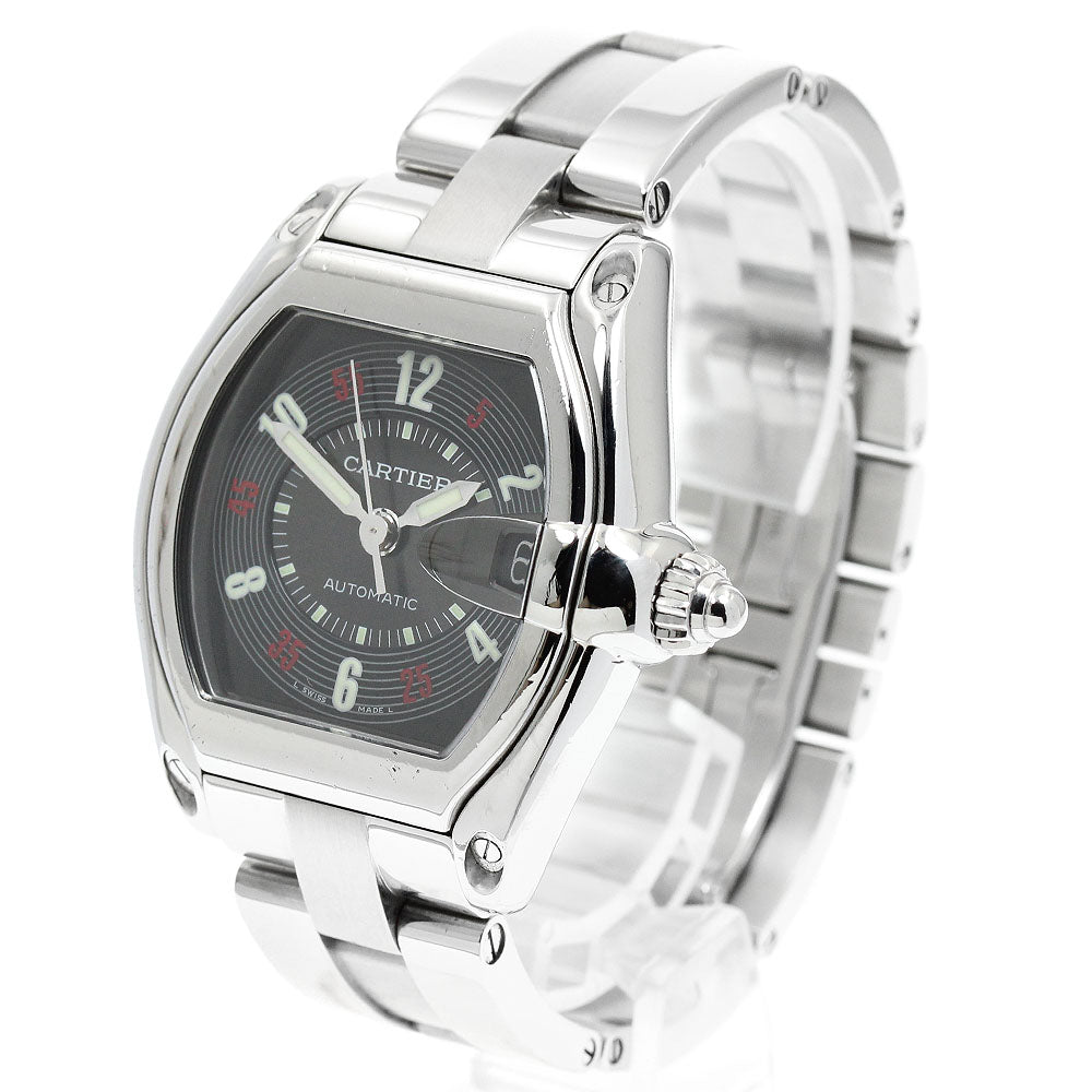 CARTIER Roadster LM W62002V3 Date black Dial Automatic Men's Watch_957487