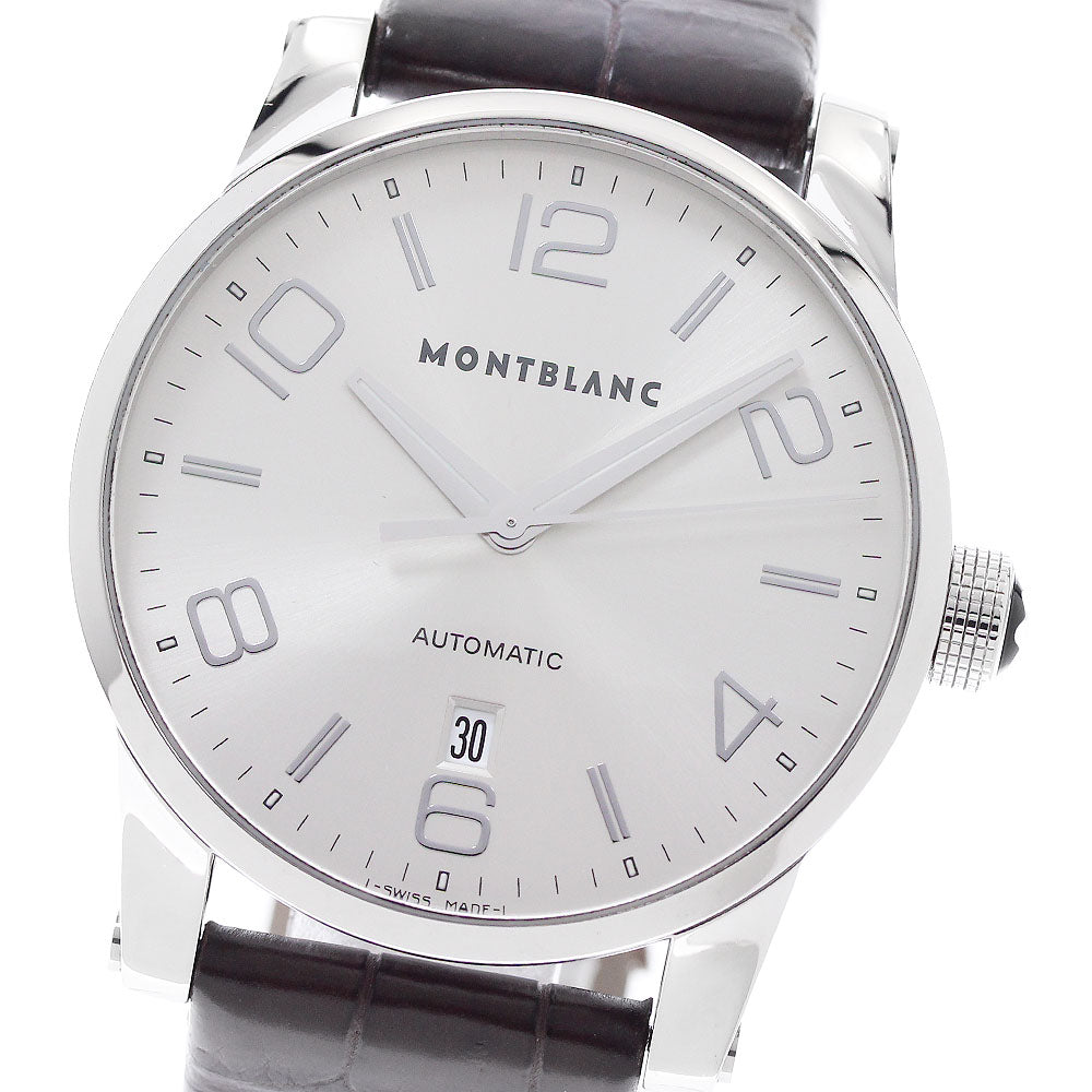 MONTBLANC Time walker 7070 Date Silver Dial Automatic Men's Watch_957498