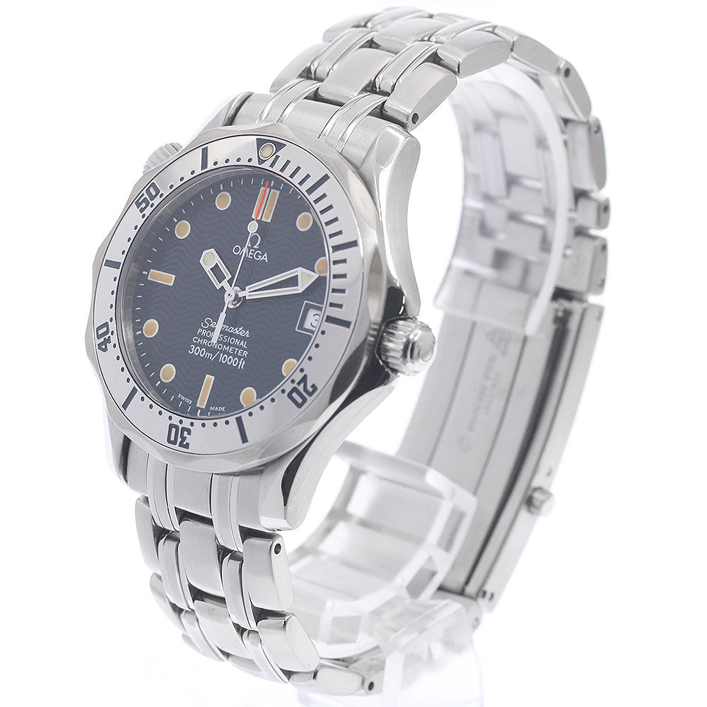 OMEGA Seamaster Diver 300M 2552.80 Date Navy Dial Automatic Boy's Watch_957503