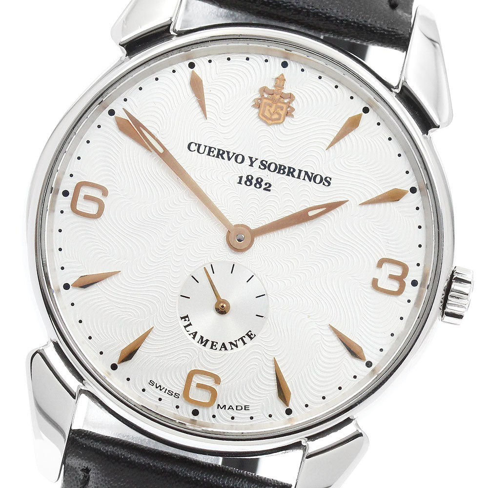 CUERVO Y SOBRINOS Historiador Flamente 3130.1 Hand Winding Men's Watch_957511