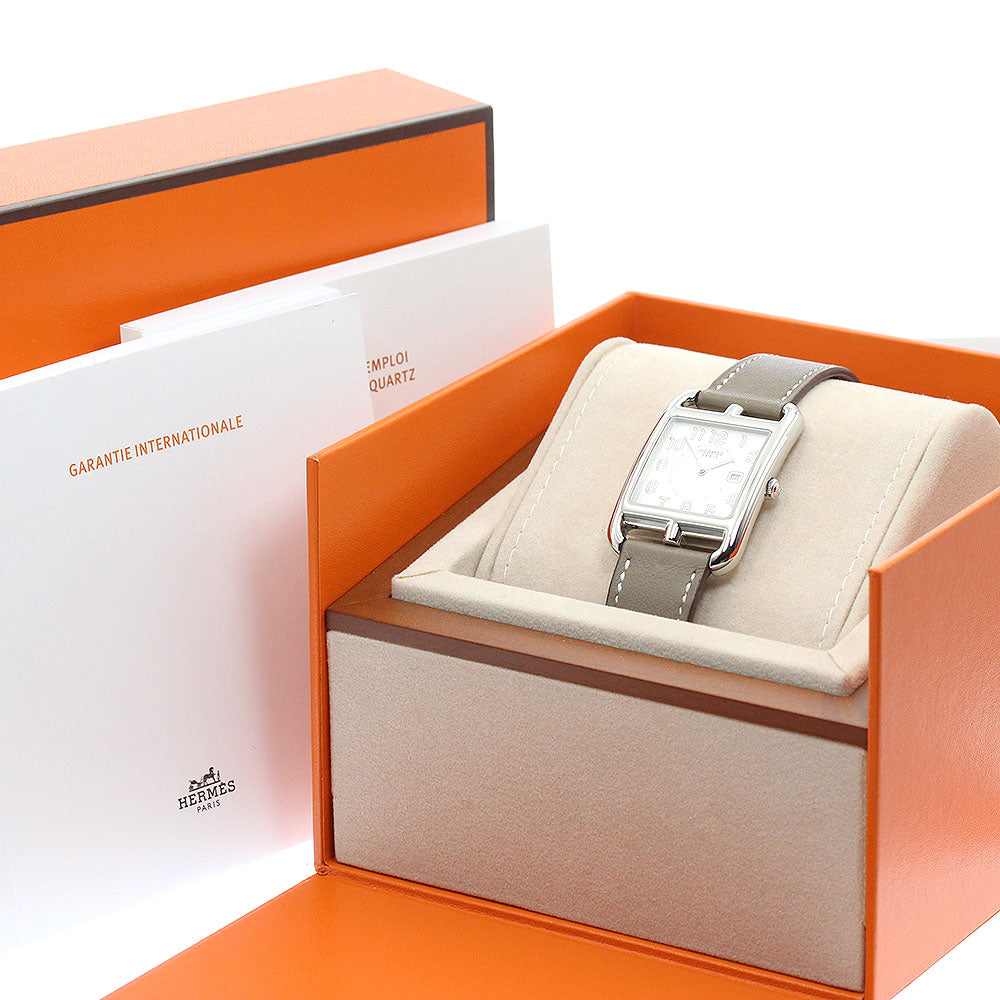 HERMES Cape Cod CC2.710 Date Silver Dial Quartz Men's Watch_957513