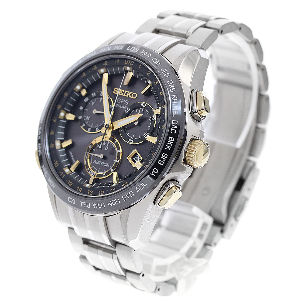 SEIKO Astron SBXB007/8X82-0AB0-1 GPS Solar Powered Radio Men's Watch_957519