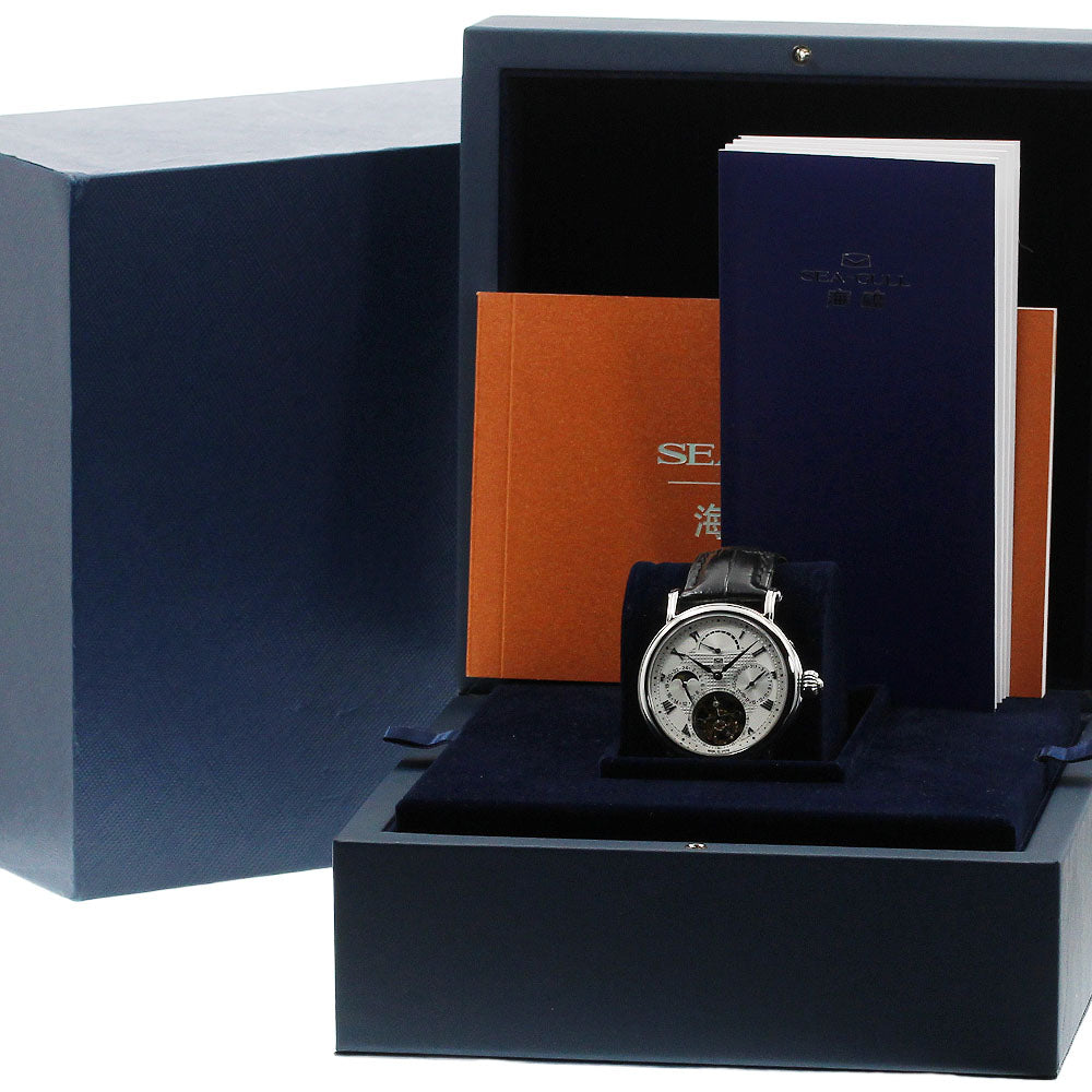 SEA-GULL Complication Series 818.11.8836 Tourbillon Date Silver Dial Hand Winding Men's Watch_957524