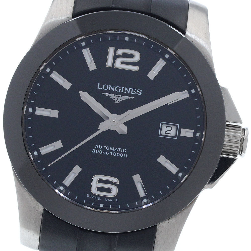 LONGINES Conquest L3.657.4 Date black Dial Automatic Men's Watch_957545