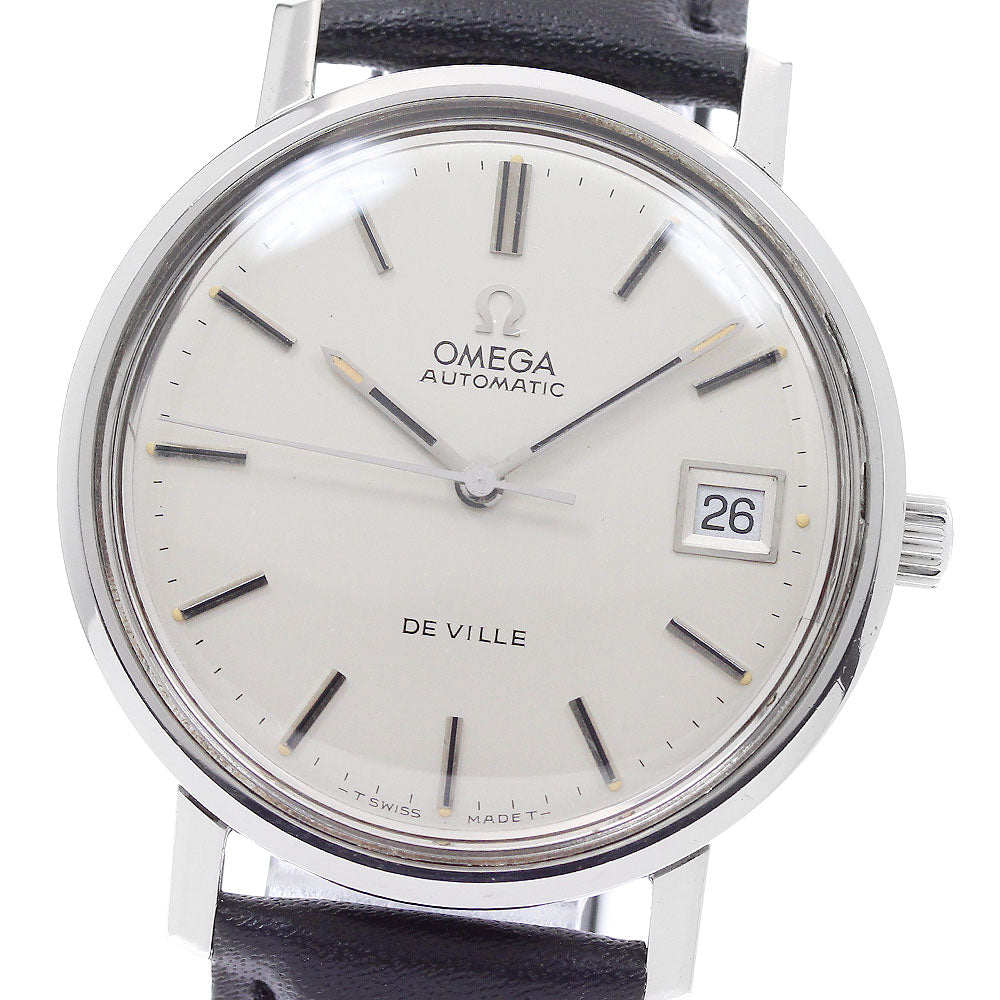 OMEGA De Ville 166.0161 Cal.1012 Date Silver Dial Automatic Men's Watch_957559