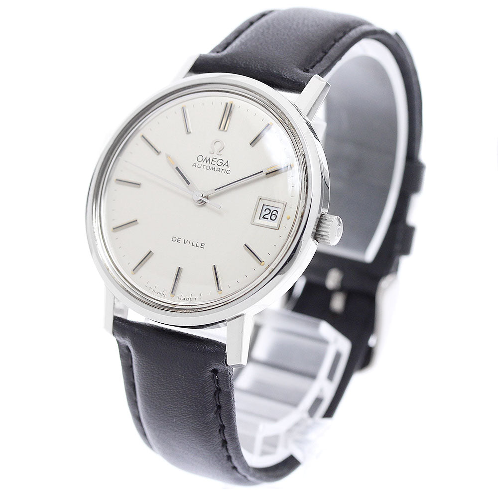 OMEGA De Ville 166.0161 Cal.1012 Date Silver Dial Automatic Men's Watch_957559