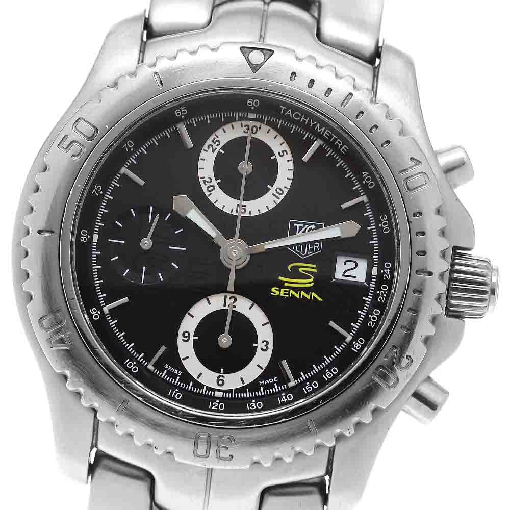 TAG HEUER Link Ayrton Senna CT5114 Chronograph black Dial Automatic Men's_957572