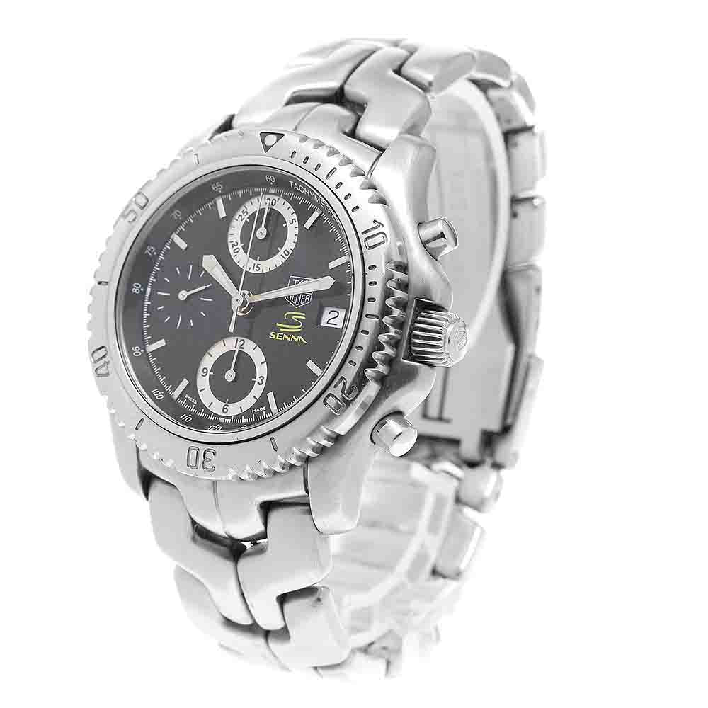TAG HEUER Link Ayrton Senna CT5114 Chronograph black Dial Automatic Men's_957572