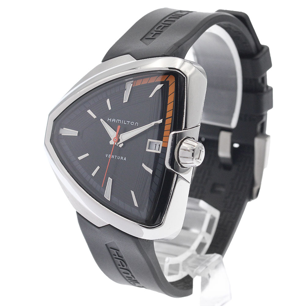 HAMILTON Ventura Elvis 80 H245510 Date black Dial Quartz Men's Watch_957589