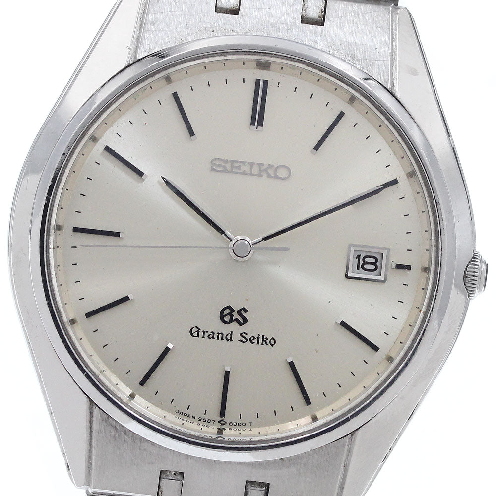 SEIKO Grand Seiko SBGS003/9587-8000 Date Silver Dial Quartz Men's Watch_957632