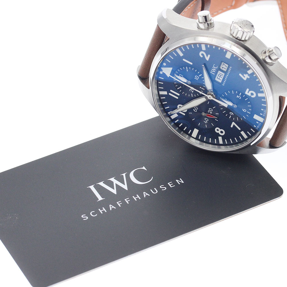 IWC SCHAFFHAUSEN Pilot's Watch Petite Prince IW377714 Day-Date AT Men's_957679