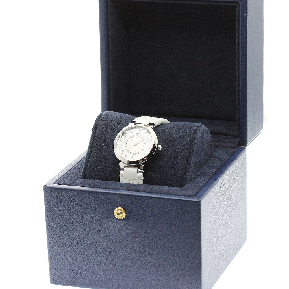 LOUIS VUITTON Tambour slim Q12MG 8P diamond Quartz Ladies Watch_957712
